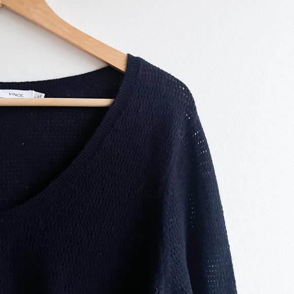 Vince Knitted Cashmere + Silk Sweater - Picture 7 of 11